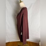 We The Free NWT Burgundy Oversized Long Sleeve Sweatshirt Photo 2