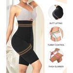 NEW High Waist Trainer Tummy Control Shapewear Thigh Slim Corset Leggings XL Black Photo 3