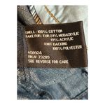 Dennis Basso Penny Lane Denim Jacket Faux Fur Trim Collar Cuff Women Size Medium Photo 9