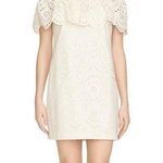 Cynthia Steffe  Cream Eyelet Off Shoulder Dress Women 2 Mini Romantic Girly Bride Photo 0