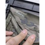 st. john's bay  Women's Capri Pants Camo Floral Embroidered Drawstring Leg Size 20 Photo 4