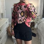 Boutique Black Mini Ruffle Skirt Photo 1