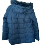 ZeroXposure Black Label Puffer Coat Jacket Faux Fur Hood womens Medium Black Photo 3