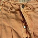 Pilcro Anthropologie  Pleated‎ Micro Circle Soft Denim Mini Skirt Pink Rose Sz 10 Photo 9