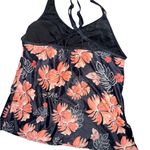 Women’s Floral Swim Top Black Size XXL Photo 5