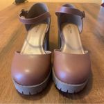 Arizona Jeans Arizona Jean Co. Prarie Round Closed Toe Mary Jane Block Heel Sandals Tan/brown Photo 6