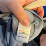 Lulus NWT  BABY BLUE RUCHED A-LINE CHIFFON MAXI DRESS Photo 4