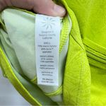 Athleta lime green athletic racerback top medium with built in bra support. Photo 8