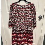 Nine West  Women's 3/4 SLV Dolman Blouson Dress 8 Photo 4