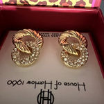 House of Harlow 1960 | Twisted Earrings Gold Photo 3