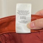 Wilfred Aritzia Melina High-Waisted Vegan Leather Pants 4 Revel Red Orange Photo 3