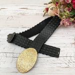 Vintage Stretchable Black Scales Belt Photo 1