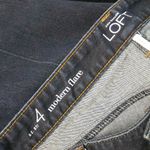 Ann Taylor  Loft Modern Flare Blue Jeans Sz 4 Photo 3