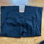 Lululemon black wide leg crop pants Photo 2