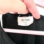 RE/DONE Black Sleeveless Ribbed Tank Knee Length Dress Size S Photo 3