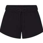 onyx cotton fleece short short | black SKIMS cotton fleece short Photo 0