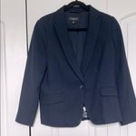 Talbots Blue Blazer with Tailored Fit and Notched Lapels Photo 0