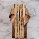 London Rag Women's Platform Open Toe Oprah Bronze Casual Slip On Sandals size 9 Tan Photo 7