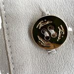 Trina Turk Helinda Silk Tie-Front Blouse Beige Tan Long Sleeve Size Small Photo 7