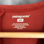 Patagonia Dress Orange Quick Dry Twist Front V-Neck Maxi Travel Easy Care XS Photo 5