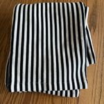 TWOI Design Lab Pin Striped High Waist Straight Leg Pull On Casual Pants Office Black Photo 11