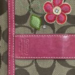 Coach  Signature Monogram Pink & Brown Wallet Photo 6