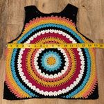 Altar'd State Altar’d State Retro Boho Crochet Crop Tank Top • Size M Photo 4