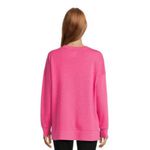 Time And Tru  Hot Pink Relaxed Fit Crewneck Sweatshirt M Photo 1