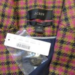 J.Crew NWT Parke Blazer in Pink Mustard Houndstooth English Moon Wool Jacket 12 Photo 3