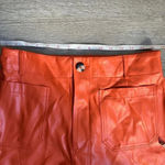 Anthropologie NEW  MaeveThe Colette Cropped Wide-Leg Pants: Faux Leather Edition Photo 7