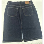 Lauren Ralph Lauren Denim midi Skirt size 8 Blue dark wash Photo 8