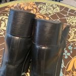 CARVELA SPIRE LEATHER BLOCK HEEL ANKLE BOOT WITH BALL CHAIN STUD Sz 6.5… Black Photo 11