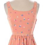 Modcloth Peaches & Cream Birthday Ice Cream Print Sleeveless Dress Size XXS Photo 3