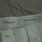 Curve Appeal Heritage Luxe Skylar High Rise Wide Leg crop White Jeans 4 28” Size 27 Photo 2