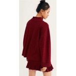 Free People  Mini Skirt Flounce Ruffle Hem Size Medium Photo 3