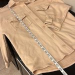 Wilfred Aritzia  Free 100% Organic Cotton The Ganna Shaket, tan , oversized S Photo 4