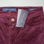 Tommy Hilfiger NWT Size 4 Plum Purple Tribeca Skinny Heritage Corduroy Pants Photo 3