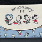 Snoopy Peanuts Purse Clutch Wallet Bag Blue Photo 0