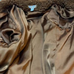 Max Studio Teddy Jacket Coat Women’s Size Medium Brown  Photo 8