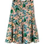 Woman Within | Linen Blend Tropical Floral A-Line Skirt 2X Photo 0