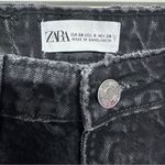 ZARA  Black High Rise‎ Classic Mom Fit Jeans 8197/131/800 Size 6 EU38 Photo 3