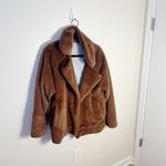 Aerie Faux Fur Open Front Cozy Plush Teddy Style Jacket Medium Photo 2