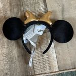 Disney Black and Gold Mouse Ears Headband Photo 1