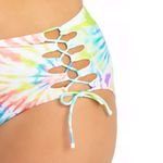 California Waves High-Waist Bikini Swim Bottom Photo 1