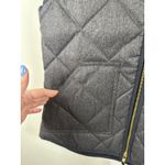 J.Crew Women's Down filled Grey Quilted Puffer Vest Size XS Photo 5