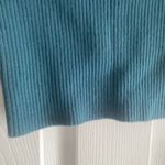 Wild Pony Ribbed Cropped Mock Small Turtleneck Long Sleeve‎ New Blue Photo 2