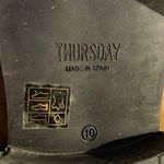 Thursday Boot Co. Black Leather Boots Tomboy Masc Edgy Biker Moto Suede Leather Zip Rave Photo 9