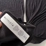 Athleta Nighttime Bliss V-Neck Sleep Romper Jumpsuit Oversized Wide Leg Black XS Photo 7