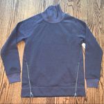 Athleta  Brown Cozy Karma Side Zip Funnel Neck Top Photo 5