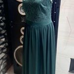 NWT DRESSYSTAR Maxi Formal Elegant Dress Dark Green Size:L Size L Photo 4